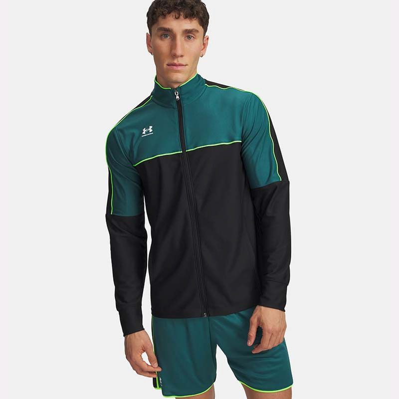 Men's Under Armour Green / White Challenger Track Jacket Rack From O'Neills