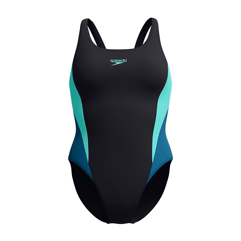 Marine and Blue Speedo Women's Colourblock 2.0 Swimsuit from O'Neills