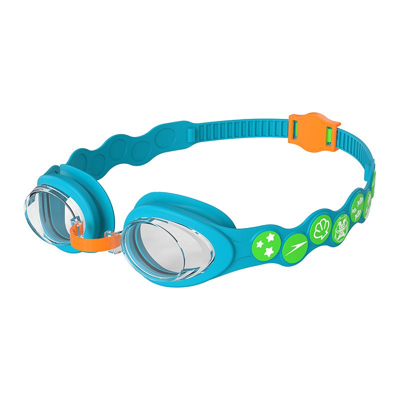 Blue Speedo Infant Sea Squad Spot Goggle with integrated seal for enhanced comfort and durability from O'Neill's.