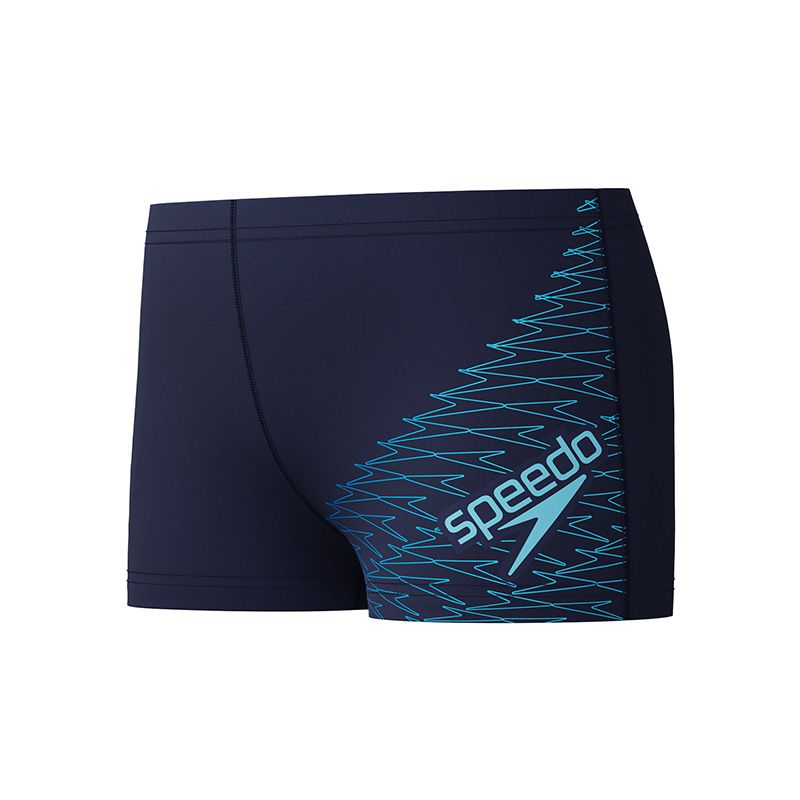 Kids' Speedo Medley Logo Aquashort Peacoat / Sugar Blue From O'Neills