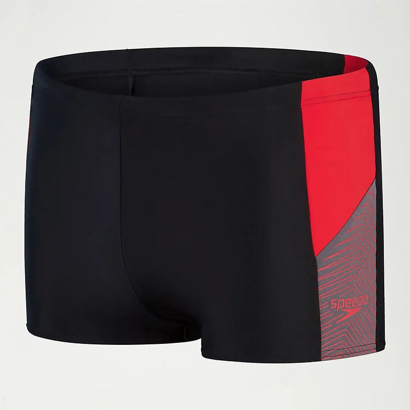 Men's Black Speedo Dive Aquashort, with a drawstring waist from O'Neills.