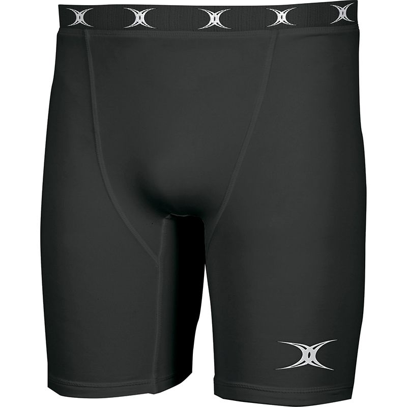 Kids' Black Gilbert Atomic X II Undershort, with flat lock seams from O'Neills.