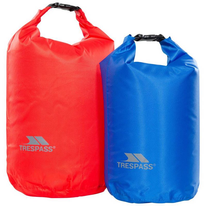 Trespass Euphoria 2 Pack Dry Bags, with Roll and Snap Closure from O'Neill's.