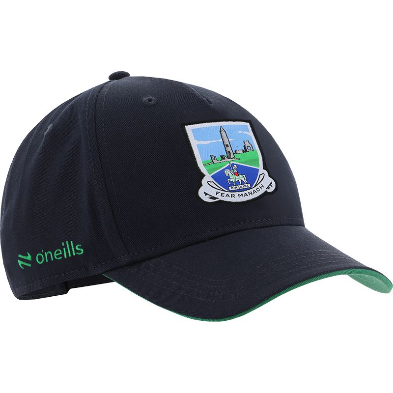 Navy Fermanagh GAA baseball cap with Fermanagh GAA crest on the front by O’Neills.