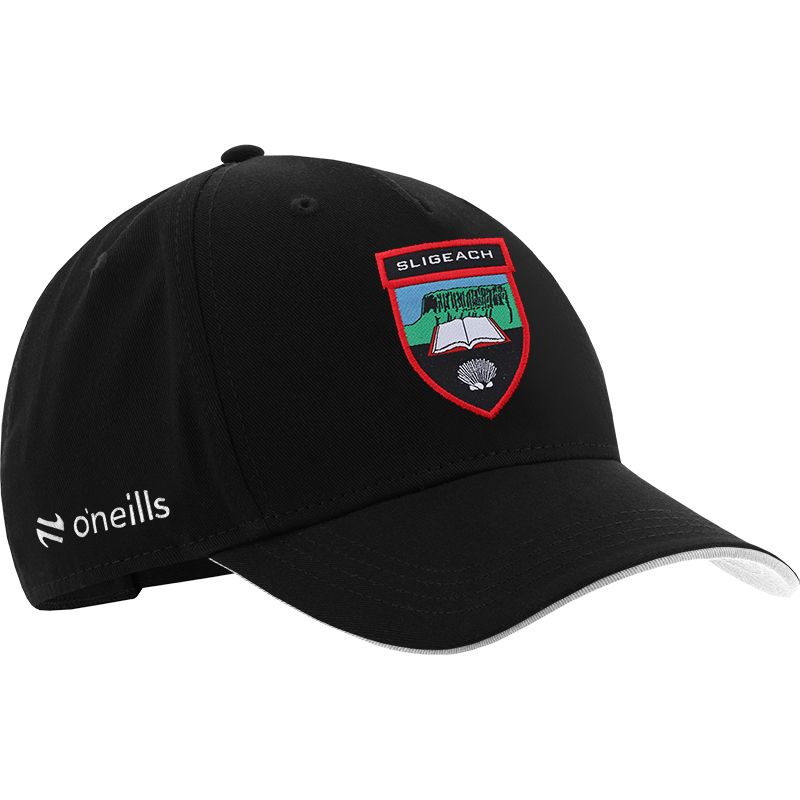 Black Sligo GAA baseball cap with Sligo GAA crest on the front by O’Neills.