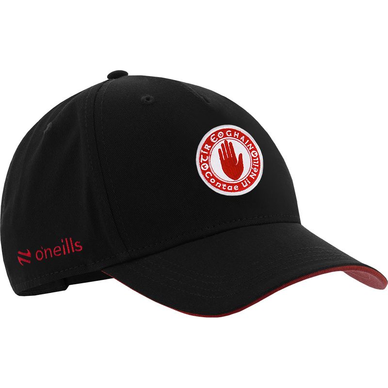 Black Tyrone GAA baseball cap with Tyrone GAA crest on the front by O’Neills.