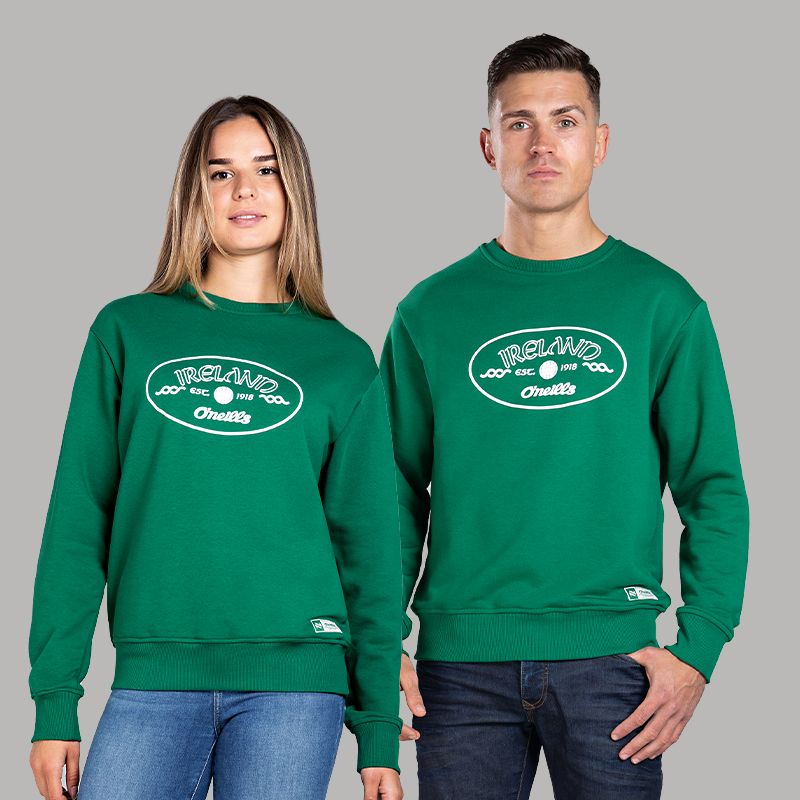 Green A Chara Est. 1918 Crew Neck Sweatshirt by O’Neills.