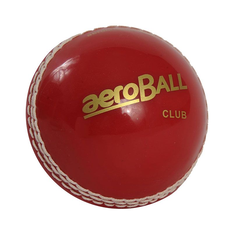 Cricket club red aero ball from O'Neills.