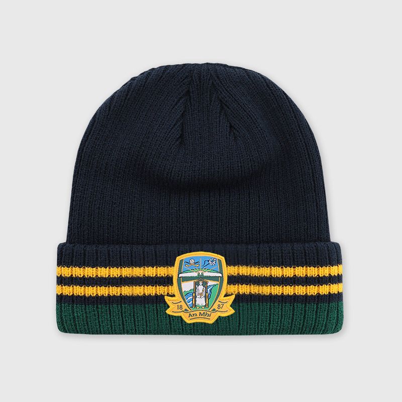 Navy Meath GAA Align Beanie Hat with county crest by O’Neills. 