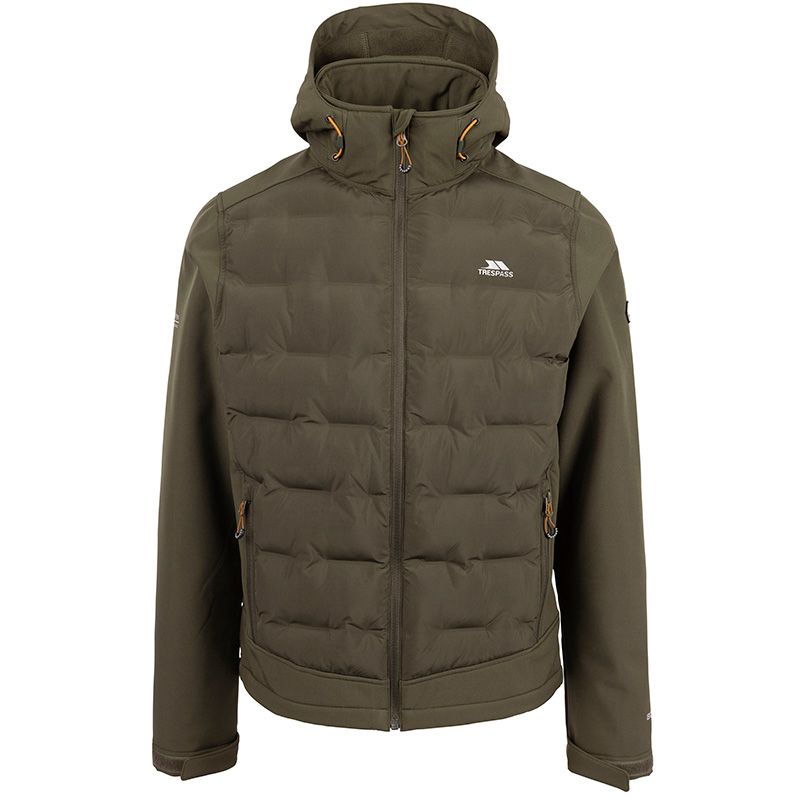 Green Trespass Men's Alwero Softshell Jacket from O'Neills.
