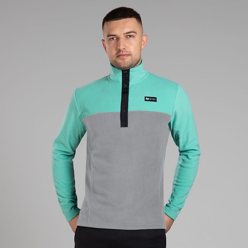 Men’s Nexus Snap Fleece Top Blue / Grey from O’Neills