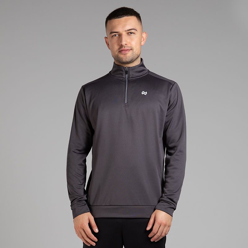 Men's Bryson Fleece Half Zip Top Grey from O’Neills