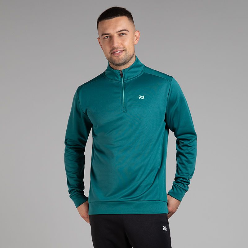 Men's Bryson Fleece Half Zip Top Green from O’Neills