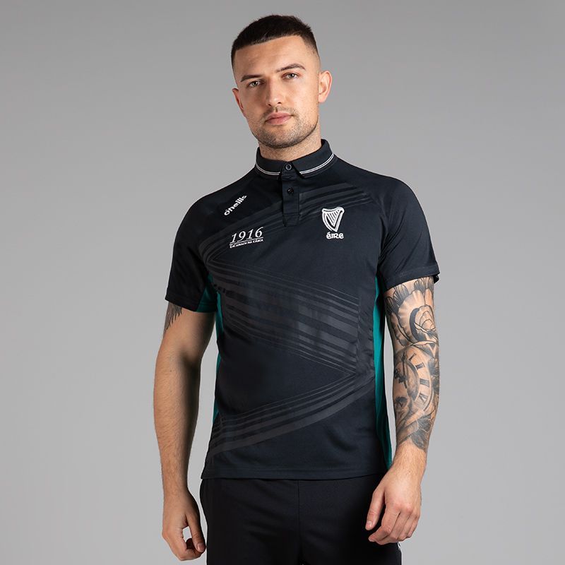 Men's O'Neills 1916 Discovery Polo Shirt Dark Grey from O’Neills.