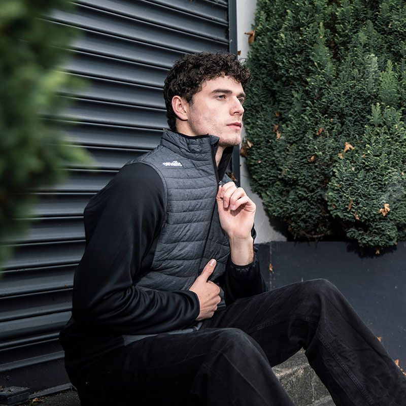 Black Charley light weight padded jacket from O'Neills.