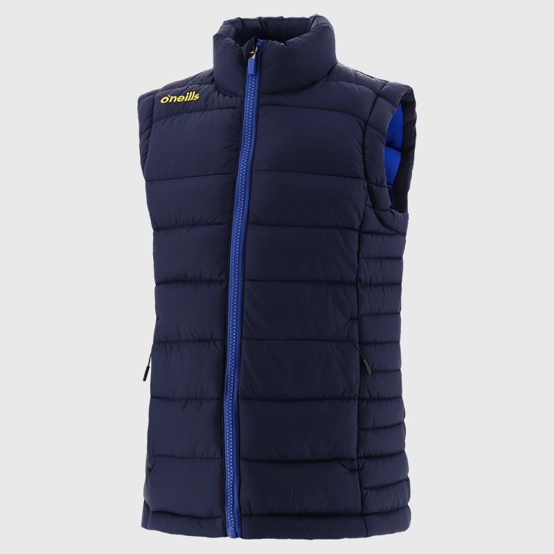 Marine, Royal, Yellow Andy Padded Gilet with zip pockets by O’Neills.