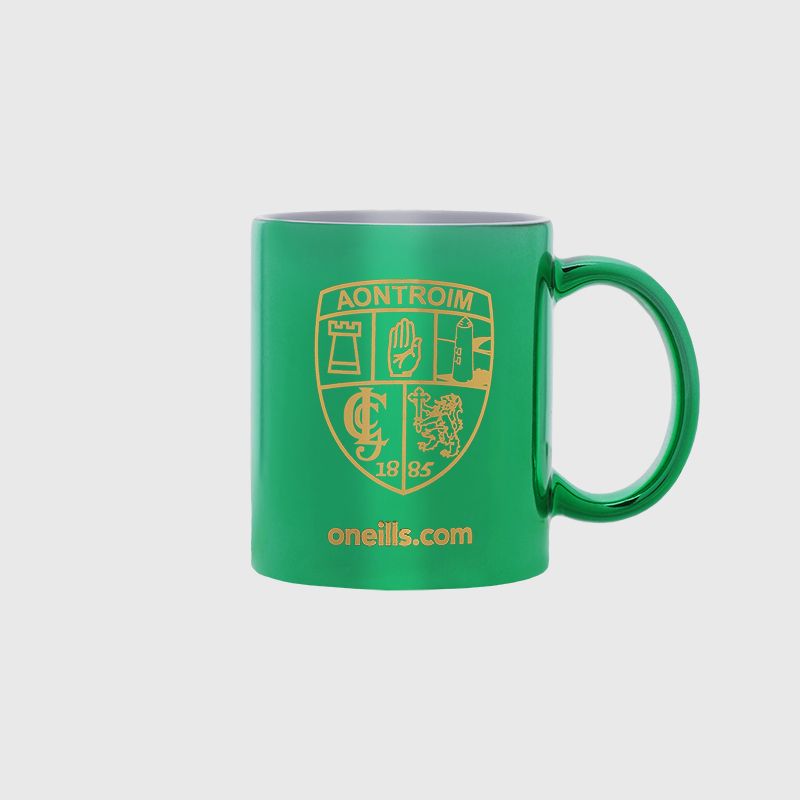 Green Antrim GAA Metallic Mug by O'Neills.
