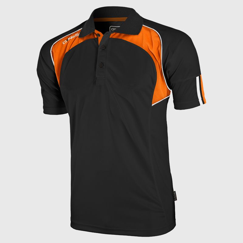 O'Neills Black / Orange / White Men's Apex Polo Shirt by O'Neills.