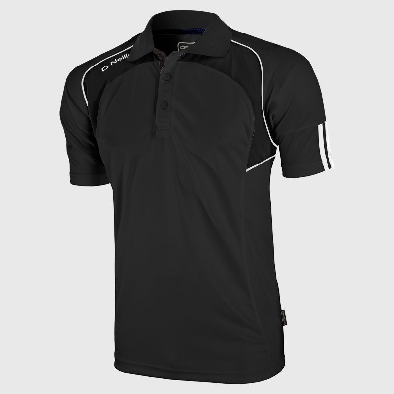 Black /White Kids' Apex Polo Shirt by O'Neills.
