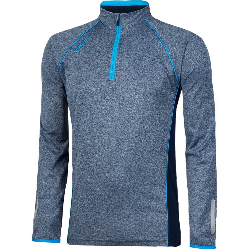 Navy, blue and silver men's Arctic midlayer with reflective transfers detail from O'Neills