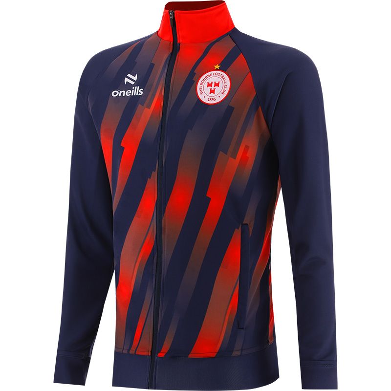 Men's Shelbourne F.C Ascent Full Zip Track Top with side pockets by O’Neills.