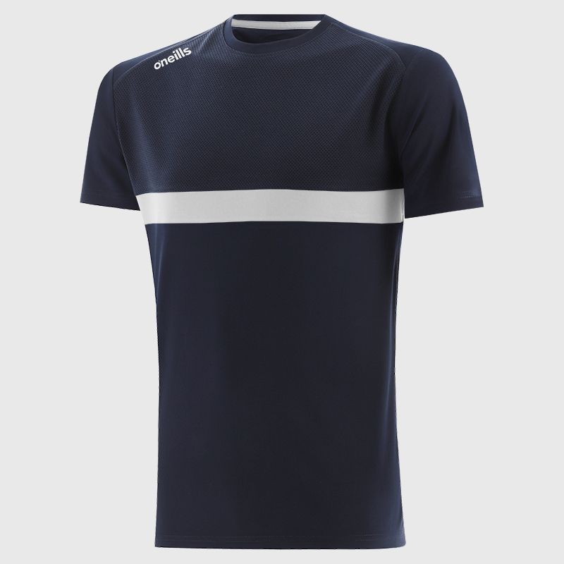 Navy / White Kids' Aspire T-Shirt from O’Neills featuring breathable mesh panelling.