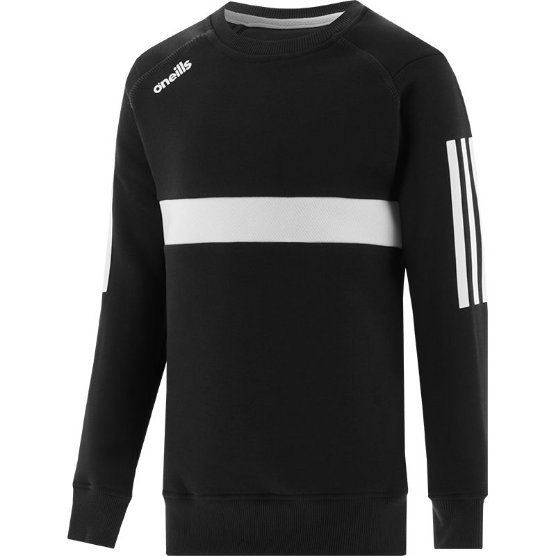 Black Kids' Aspire Crew Neck Fleece Sweatshirt by O’Neills.