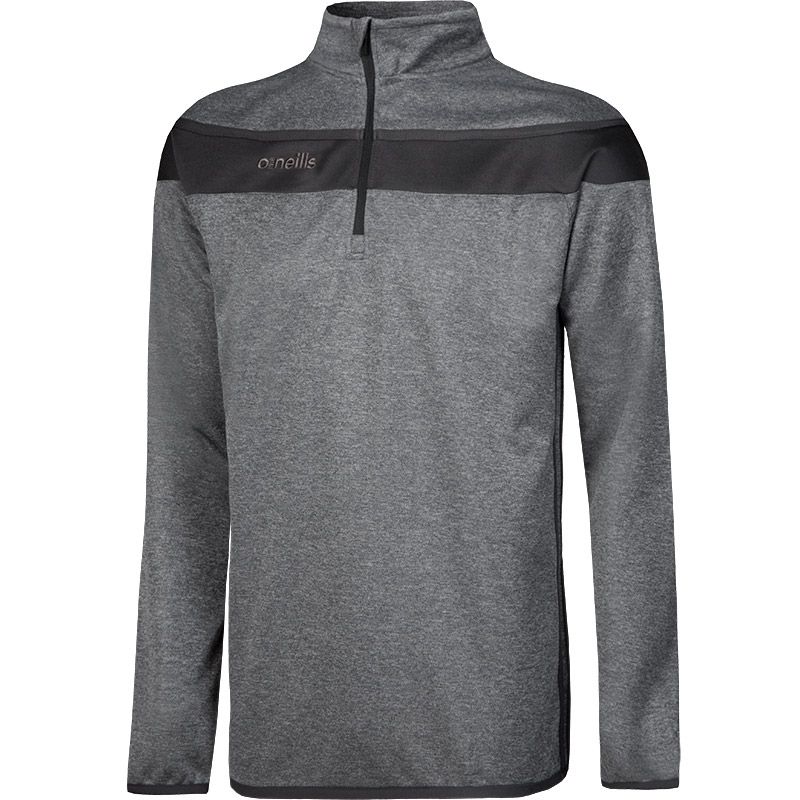 Men's Auckland Squad Half Zip Top Marl Grey / Gunmetal