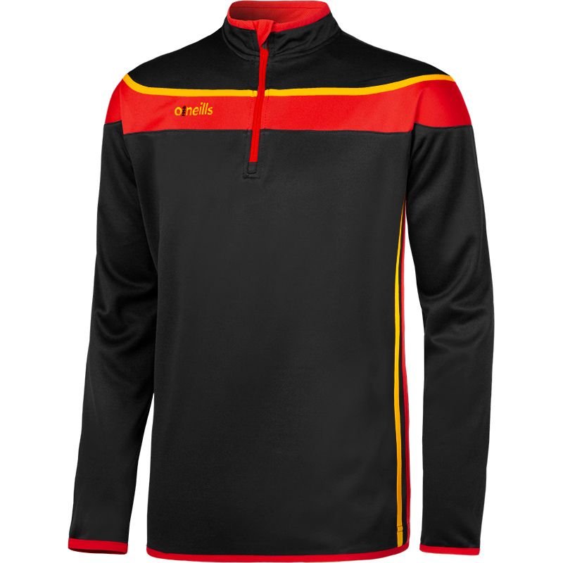 Men's Auckland Half Zip Top Black
