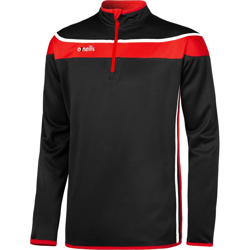 Men's Auckland Half Zip Top Black