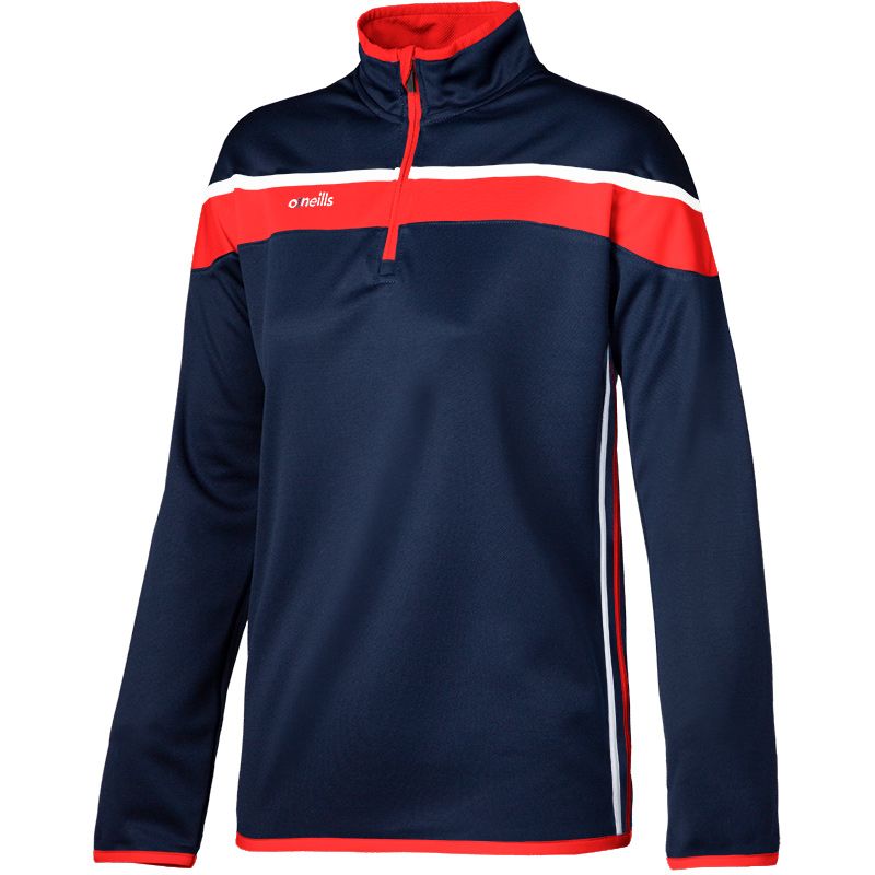 Women's Marine / Red / White Auckland Half Zip Top from O'Neills.
