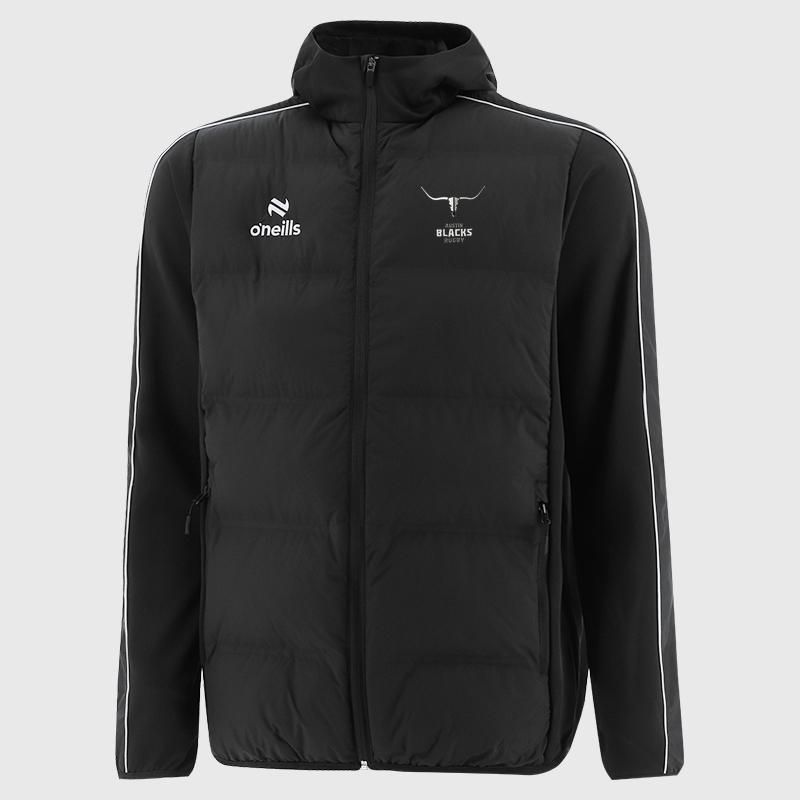 Austin Blacks Rugby Kids' Rise Lightweight Padded Hooded Jacket