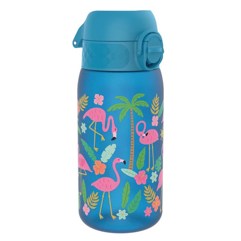 Blue Ion8 Leak Proof Water Bottle 350ml with Flamingos print from O'Neills