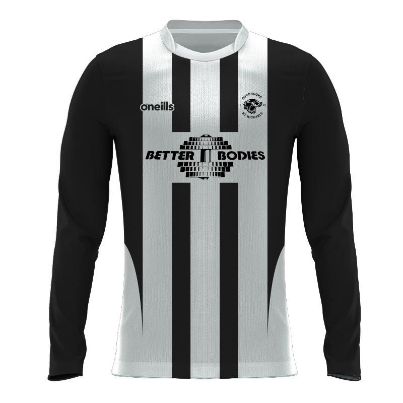 black and grey soccer jersey