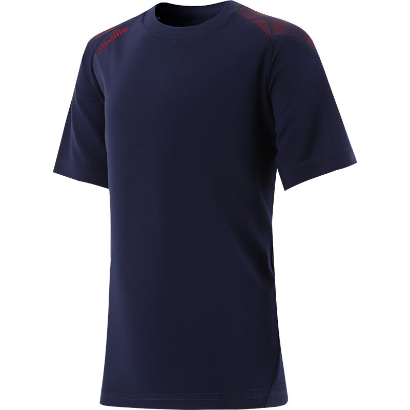 Navy Kids' Belcourt T-Shirt Marine / Red / White.
