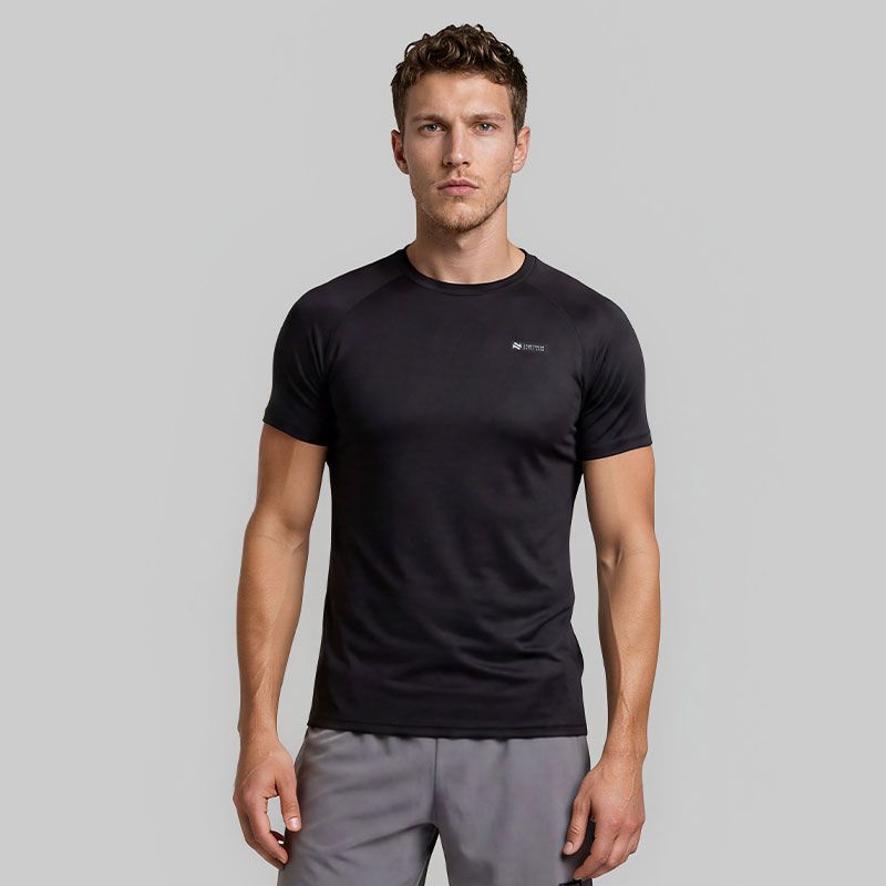 O'Neills Men's Black Tempus T-Shirt from O'Neills.