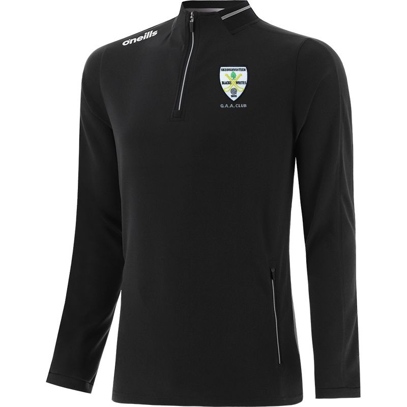 Men's Blacks and Whites GAA Santa Fe Performance Half Zip Top by O'Neills
