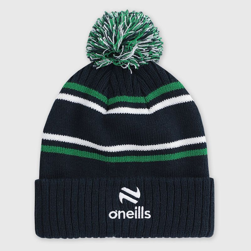 Adult's Bluestack Bobble Hat Navy / Green from O’Neills 