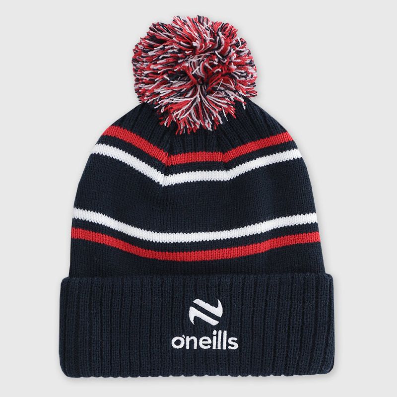 Kids' Bluestack Bobble Hat Navy / Red from O’Neills 