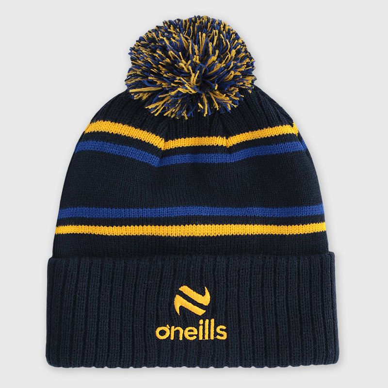 Adult's Bluestack Bobble Hat Navy / Royal / Amber from O’Neills 