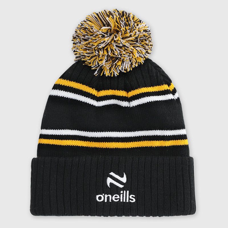 Adult's Bluestack Bobble Hat Black / Amber from O’Neills 