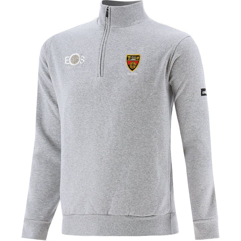 Grey Men’s Down GAA Breaker Half Zip Fleece with two open side pockets and county crest by O’Neills.