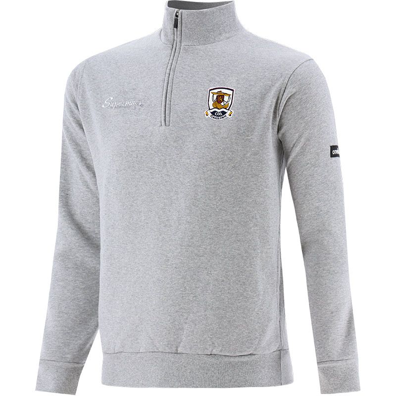 Grey Men’s Galway GAA Breaker Half Zip Fleece with two open side pockets and county crest by O’Neills.