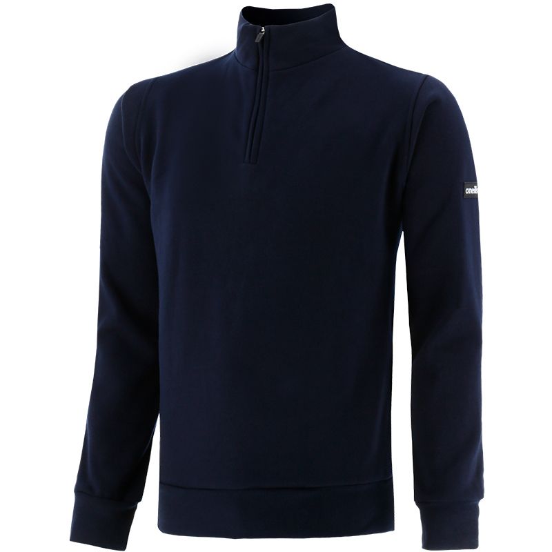 Marine Men’s Half Zip Fleece with high neck collar and two open side pockets by O’Neills.