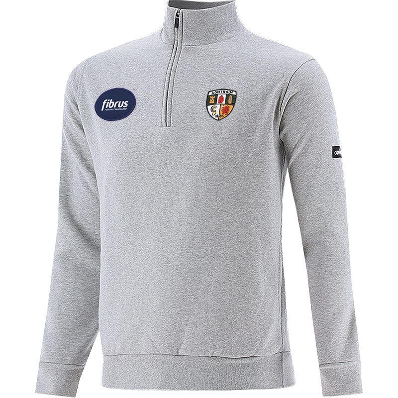 Antrim GAA Breaker Half Zip Fleece with two open side pockets and county crest by O’Neills.