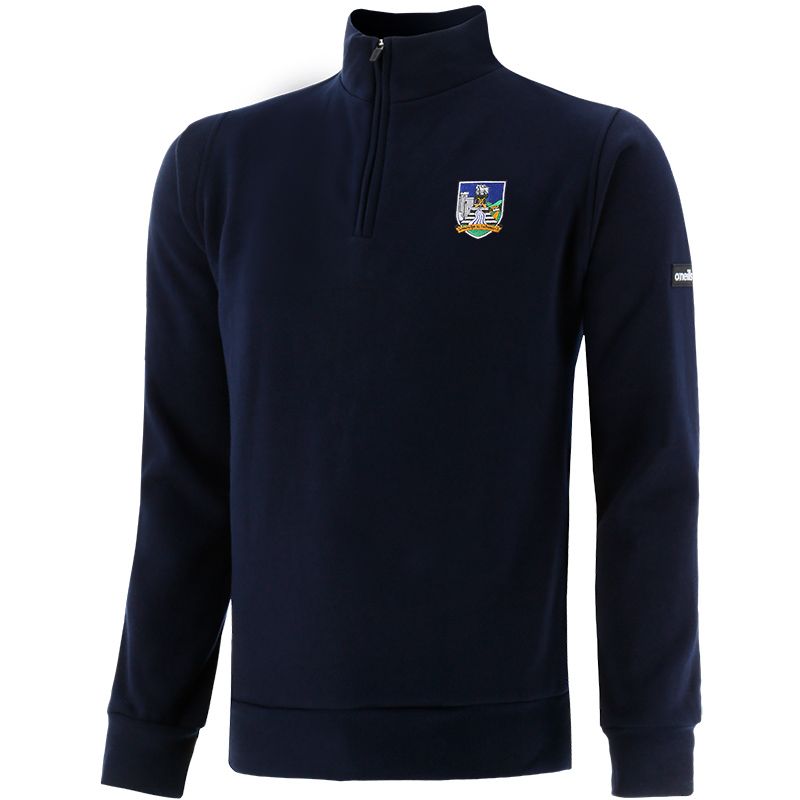 Marine Men’s Limerick GAA Breaker Half Zip Fleece with two open side pockets and county crest by O’Neills.