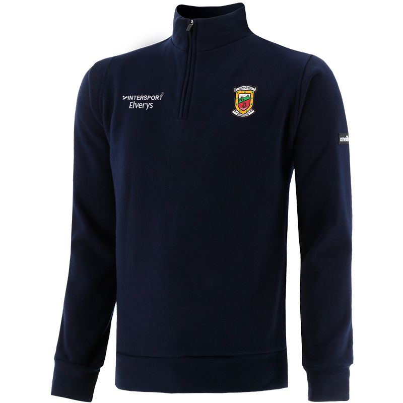 Marine Men’s Mayo GAA Breaker Half Zip Fleece with two open side pockets and county crest by O’Neills.