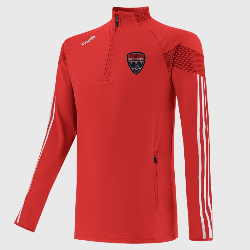 Bruff Camogie Tour Brushed Half Zip Top