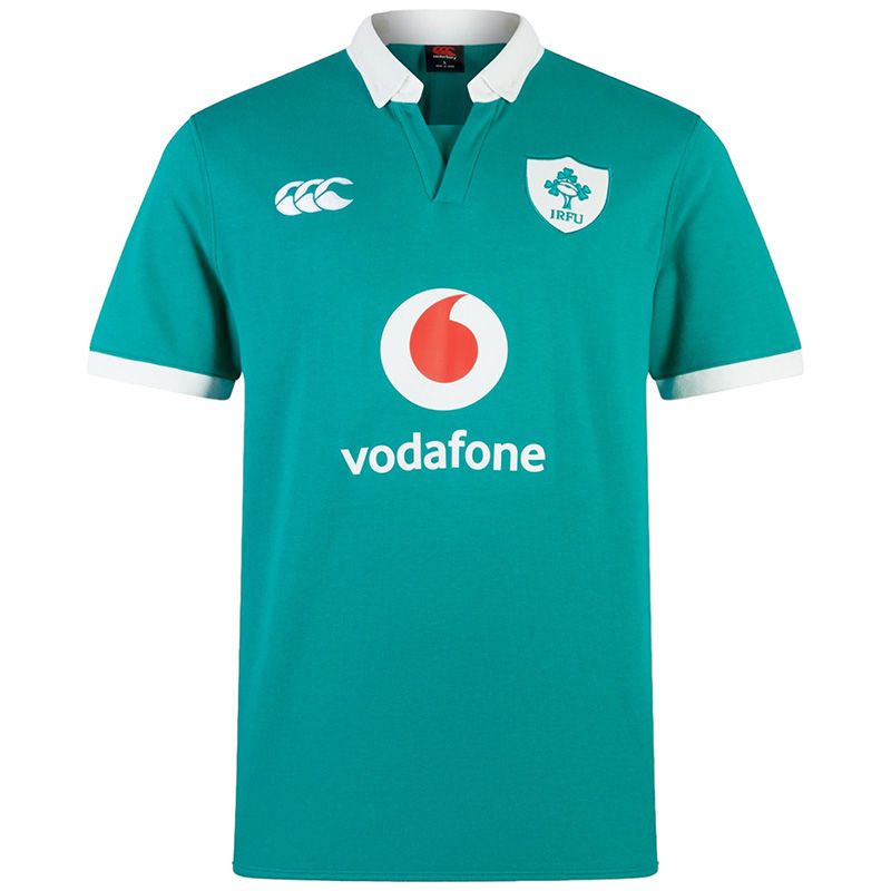 Green Canterbury Men's Ireland Rugby IRFU 2024/25 Home Classic Jersey from O'Neills.