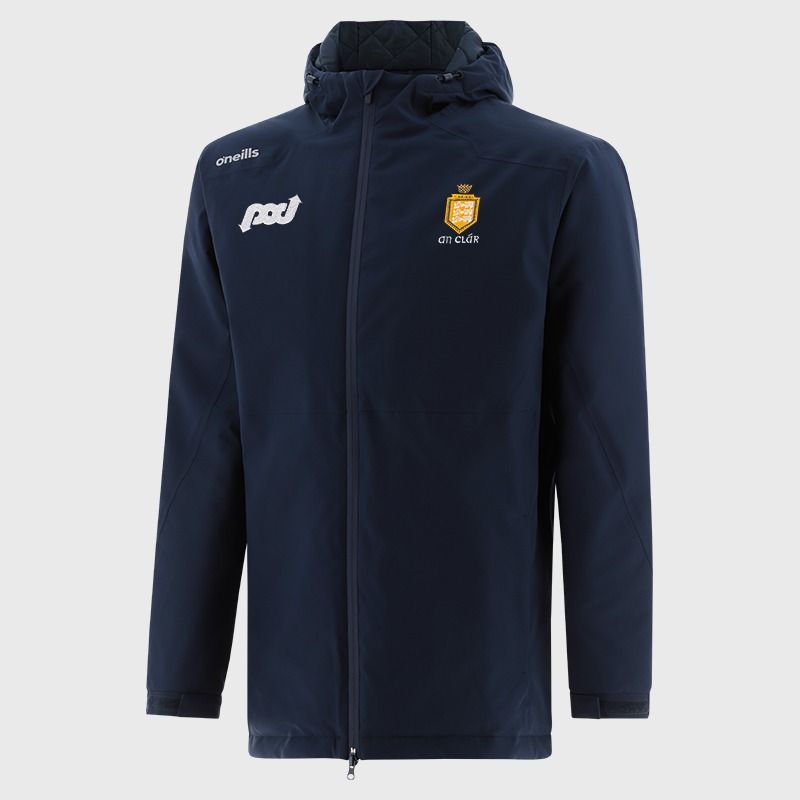 O'Neills Clare GAA Men's Catalyst Hooded Padded Jacket Marine